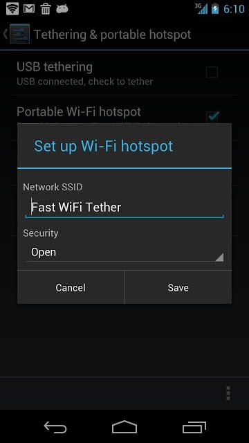Fast WiFi Tether Free截图1