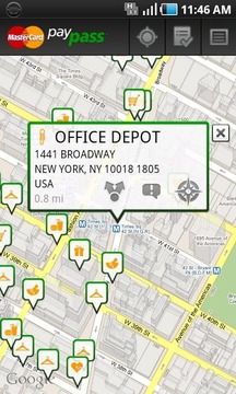 MasterCard PayPass Locator截图