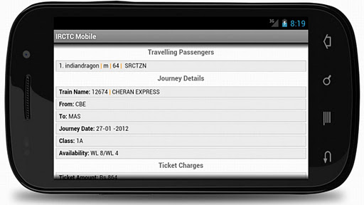 IRCTC Mobile Application Pro截图8