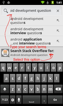 Stack Search Interface截图
