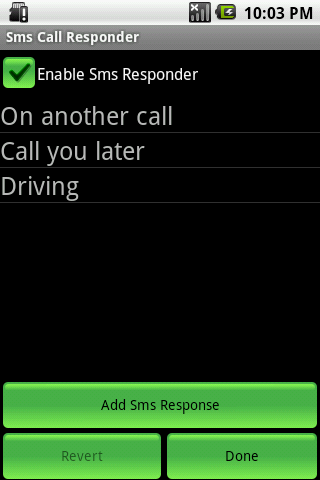 Sms Call Responder截图1