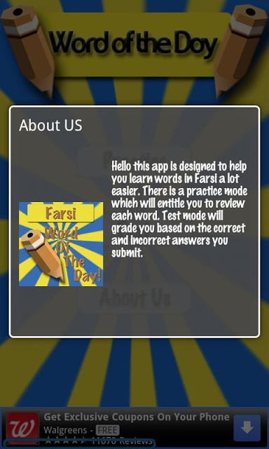 Farsi Word Of The Day (FREE)截图1