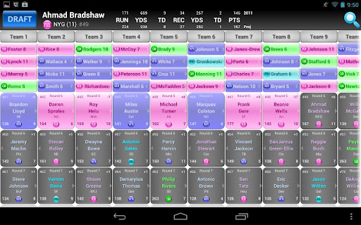 Fantasy Football Draft Demo截图5