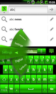 GOKeyboard PoisonGreen - Free截图