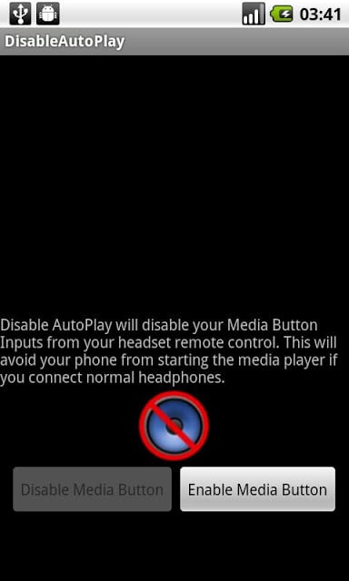 Disable AutoPlay截图2