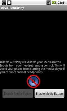 Disable AutoPlay截图