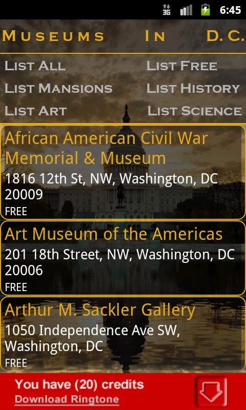 Museums In Washington DC截图7