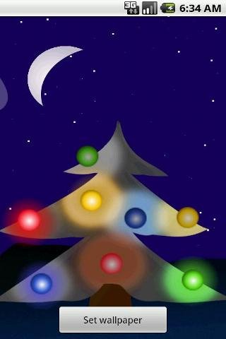 Xmas Night Live Wallpaper Free截图3