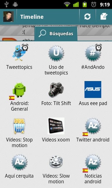 TweetTopics 1.0 (old version)截图2