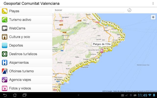 Comunitat Valenciana Geoportal截图9