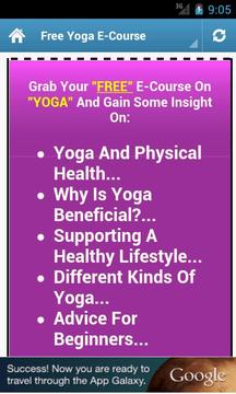 Beginners Yoga Guide截图