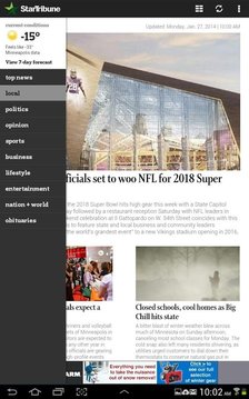 Star Tribune News截图