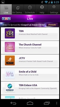 TBN: Watch TV Shows &amp; Live TV截图