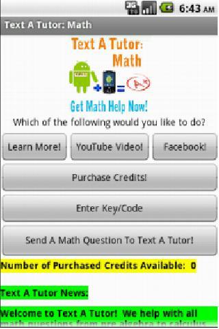 Text A Tutor - Live Math Help截图8