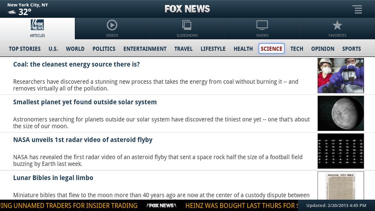 FOX News for Google TV截图2