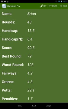 Handicap: Golf Tracker Pro截图