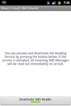 Read it loud! SMS Reader Basic截图