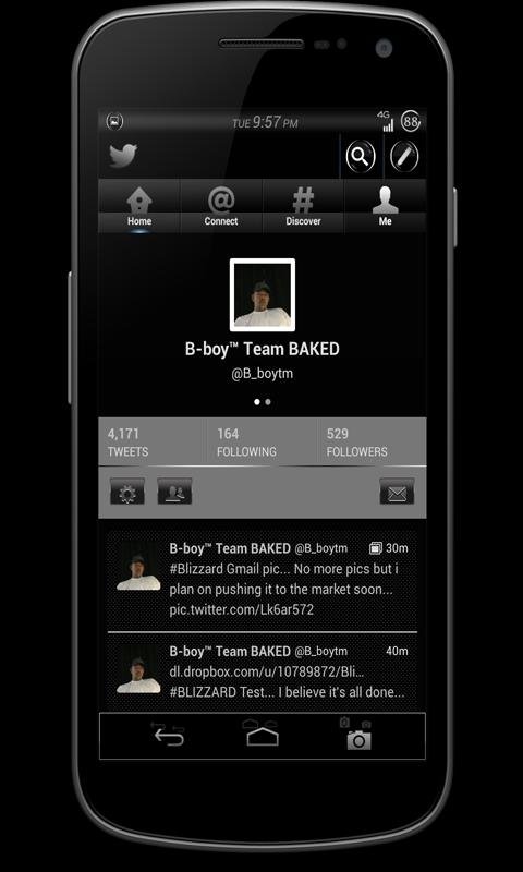 CM10 JB Theme: BLIZZARD FREE截图5