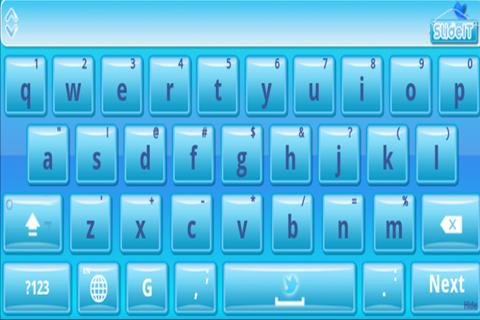 SlideIT keyboard twitter skin截图4