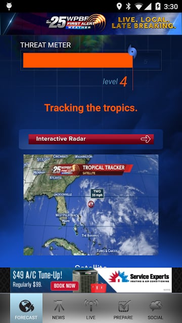 Hurricane Tracker WPBF 25截图2