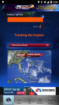 Hurricane Tracker WPBF 25截图