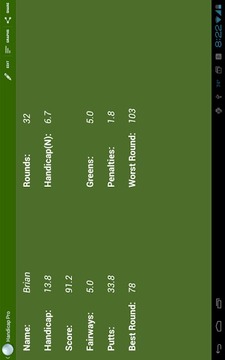 Handicap: Golf Tracker Pro截图