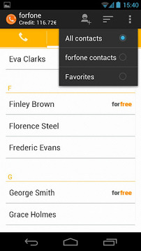 forfone: Gratis Anrufe &amp; SMS截图