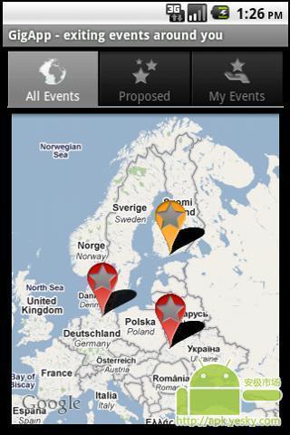 GigApp - exciting events around you截图2