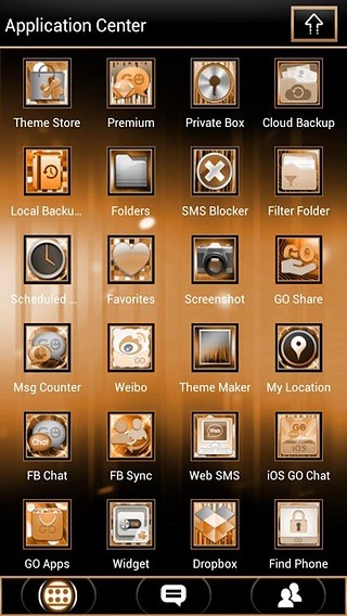 GOSMSTheme Ultimate ORANGE ICS FREE GO SMS Pro Theme截图8