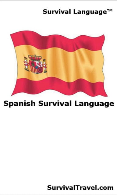 Spanish Survival Language Lite截图1