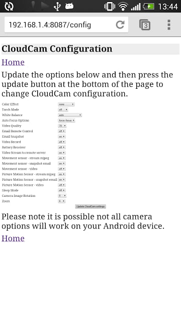 Cloud Spy Cam Demo截图6