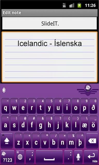 SlideIT Icelandic Pack截图1