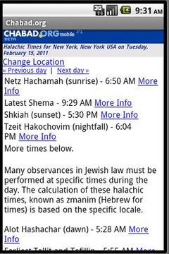 Chabad.org截图