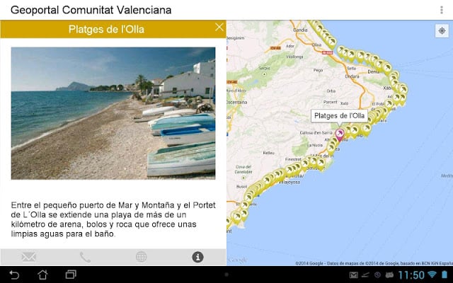 Comunitat Valenciana Geoportal截图2