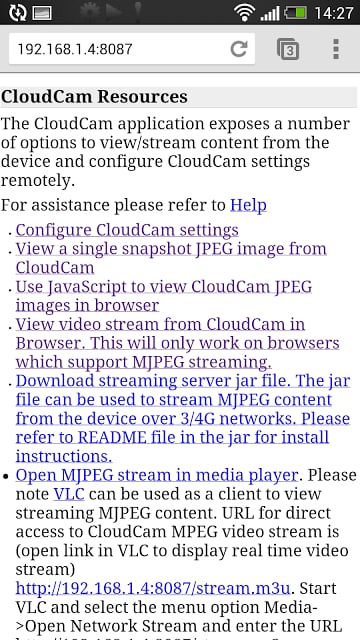 Cloud Spy Cam Demo截图5