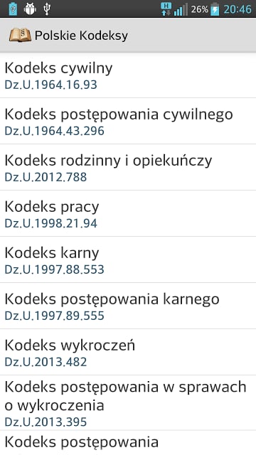 Polskie Kodeksy截图1