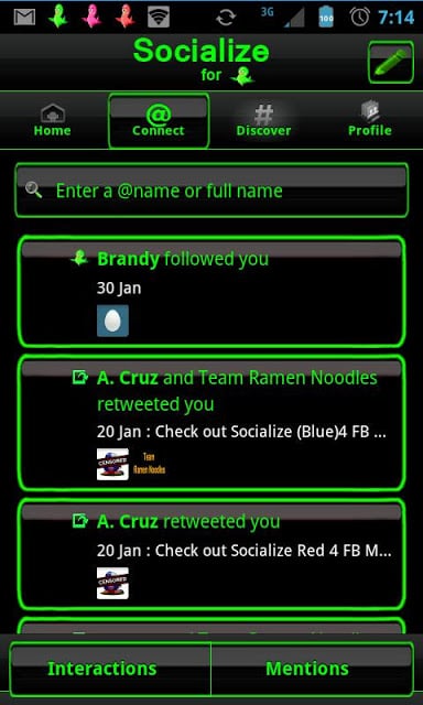 Green Socialize for Twitter截图2