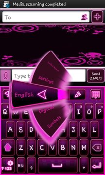 Go Keyboard Emo Punk Theme截图