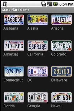 State Plate Game截图
