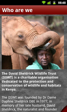 David Sheldrick Wildlife Trust截图
