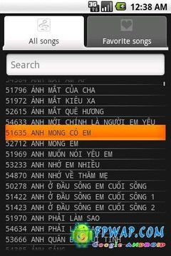 卡拉OK列表Karaoke Arirang List v1.9截图