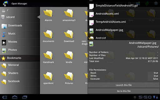 Open Manager for Tablets截图2