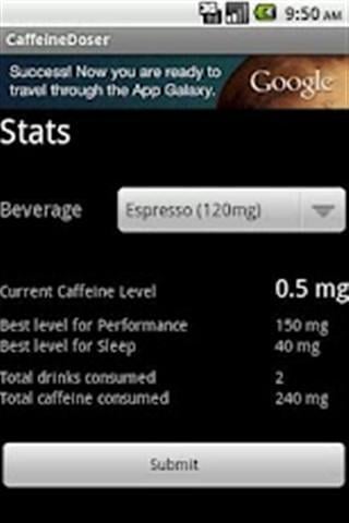 手机小部件 CaffeineDoser截图3