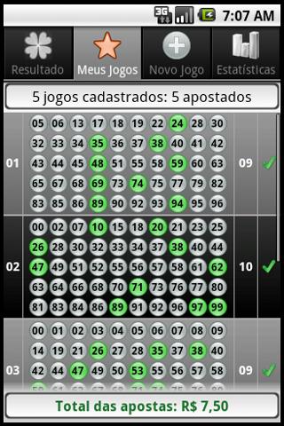 Lotomania Mobile截图4