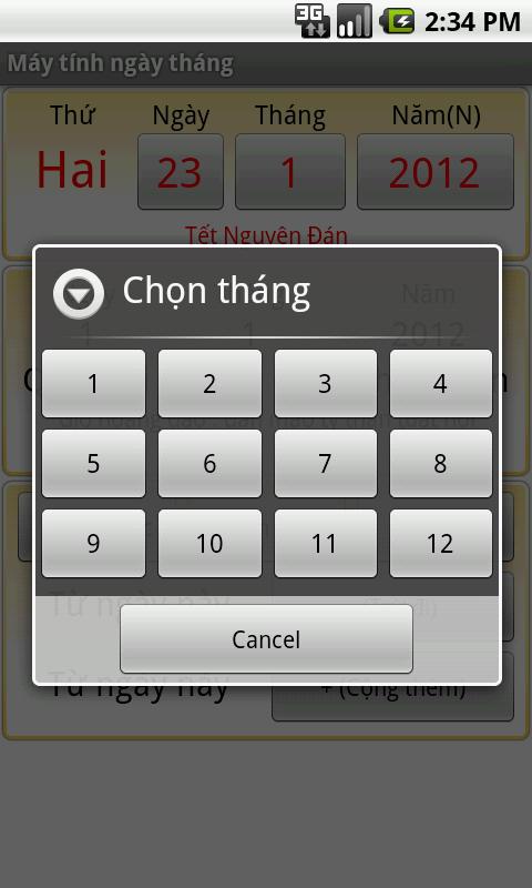 Máy tính ngày tháng截图1