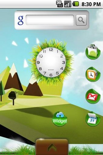 Illustration Theme Green截图3