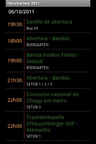 Oktoberfest 2011 - Programa&ccedil;&atilde;o截图2