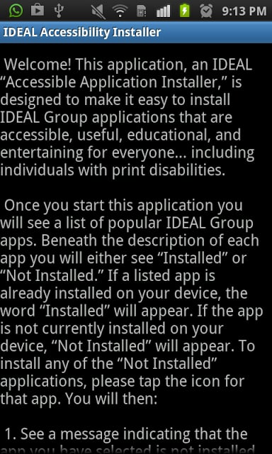 IDEAL Accessible App Installer截图3
