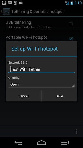 Fast WiFi Tether Free截图3