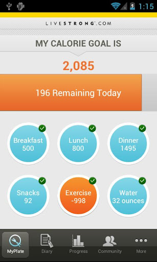 LIVESTRONG.COM Calorie Counter截图10